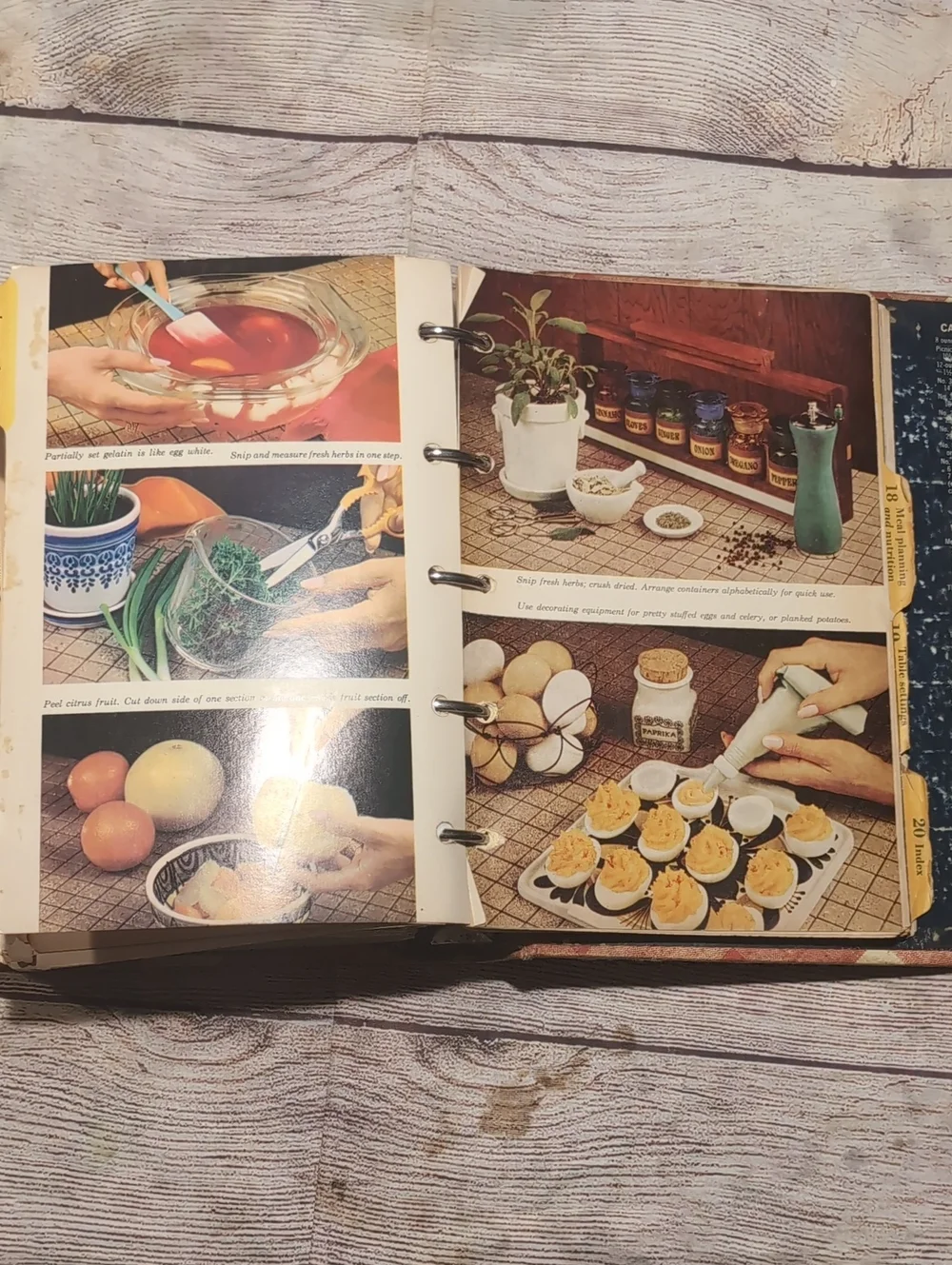 Better Homes & Gardens Well Loved Flawed Rustic Primitive New Cook Book